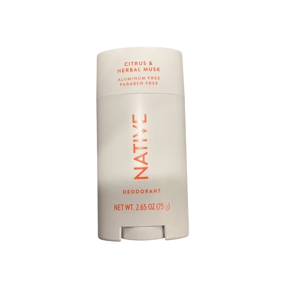 Native Deodorant Citrus & Herbal Musk Aluminum Free Paraben Free 2.65 oz Stick